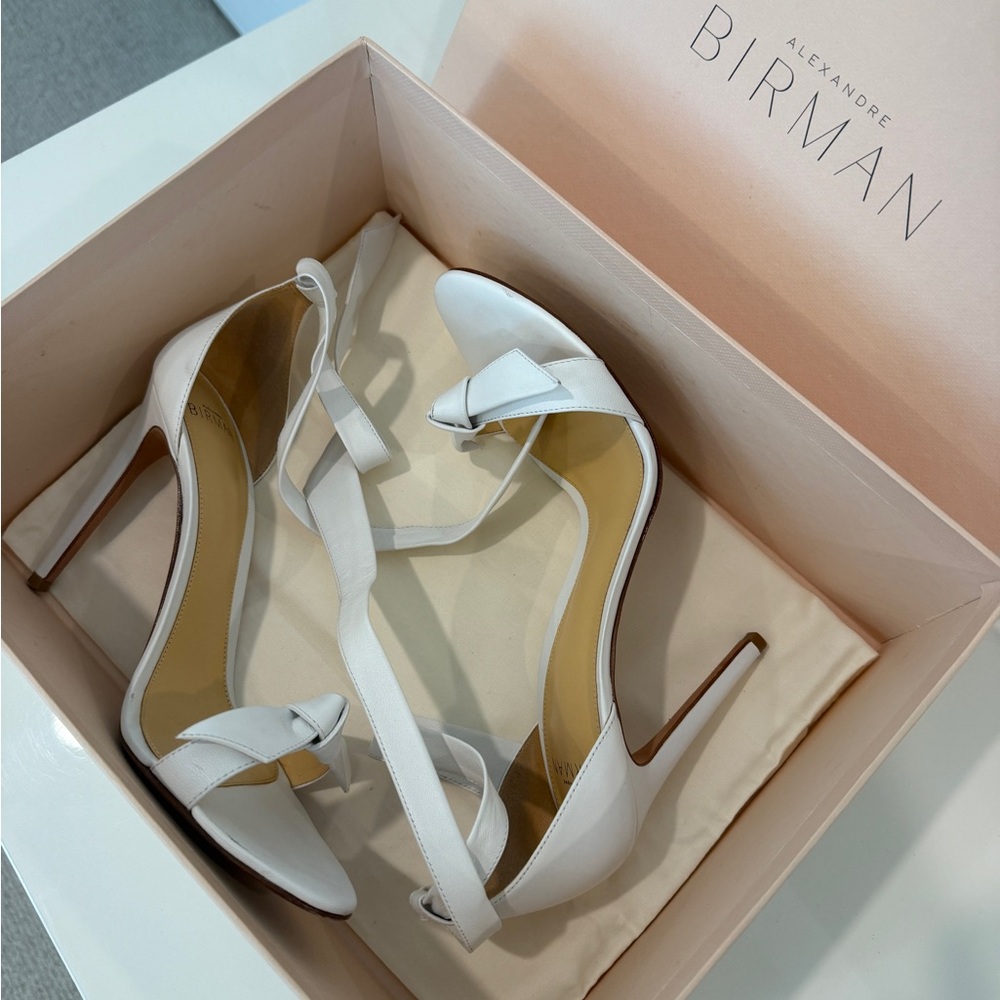 Alexandre Birman White Women's Heels